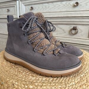 UGG Lakesider Heritage Gray and Brown Women's Boots